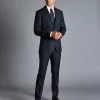 CHARLES TYRWHITT Italian Luxury Suit - Dark Navy 2 CHARLES TYRWHITT Italian Luxury Suit - Dark Navy -Charles Tyrwhitt Shop SUL0335DNY MODEL FRONT