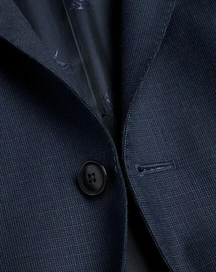 CHARLES TYRWHITT Italian Luxury Texture Suit - Ink B 4 CHARLES TYRWHITT Italian Luxury Texture Suit - Ink B - Image 2