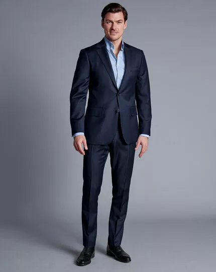 CHARLES TYRWHITT Italian Luxury Texture Suit - Ink B 3 CHARLES TYRWHITT Italian Luxury Texture Suit - Ink B