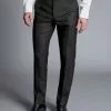 CHARLES TYRWHITT British Luxury Suit Pants - Charcoal Grey