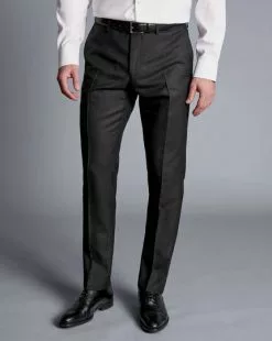 CHARLES TYRWHITT British Luxury Suit Pants - Charcoal Grey