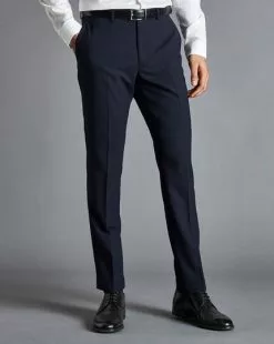 CHARLES TYRWHITT Ultimate Performance Suit Pants - Dark Navy