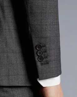 CHARLES TYRWHITT Ultimate Performance Check Suit - Ch -Charles Tyrwhitt Shop SUT0269CHA MODEL DETAIL