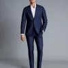 CHARLES TYRWHITT Ultimate Performance Stripe Suit - French B 2 CHARLES TYRWHITT Ultimate Performance Stripe Suit - French B -Charles Tyrwhitt Shop SUT0269FRE MODEL FULL