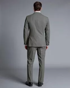 CHARLES TYRWHITT Ultimate Performance Suit - Grey -Charles Tyrwhitt Shop SUT0269GRY MODEL BACK