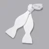 CHARLES TYRWHITT Cotton Marcella Self-Tie Bow Tie - Wh