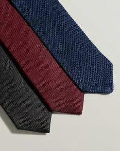 CHARLES TYRWHITT Stain Resistant Slim Silk Tie - Black 7 CHARLES TYRWHITT Stain Resistant Slim Silk Tie - Black -Charles Tyrwhitt Shop TIC2029BLK L