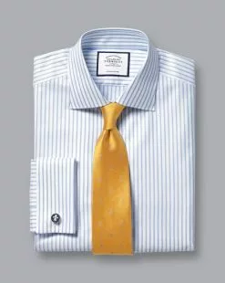 CHARLES TYRWHITT Stain Resistant Lapwing Silk Tie - Sunflow -Charles Tyrwhitt Shop TIC2032SFL SHIRT