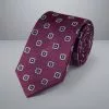 CHARLES TYRWHITT Stain Resistant Floral Silk Tie - Grape P 1 CHARLES TYRWHITT Stain Resistant Floral Silk Tie - Grape P -Charles Tyrwhitt Shop TIC2047GPE ROLLED