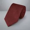 CHARLES TYRWHITT Silk Wool Blend Tie - R -Charles Tyrwhitt Shop TIC2056RED ROLLED