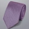 CHARLES TYRWHITT Stain Resistant Silk Tie - Pink & Ocean B