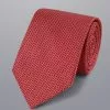 CHARLES TYRWHITT Stain Resistant Silk Tie - R 2 CHARLES TYRWHITT Stain Resistant Silk Tie - R -Charles Tyrwhitt Shop TIC2062RED ROLLED