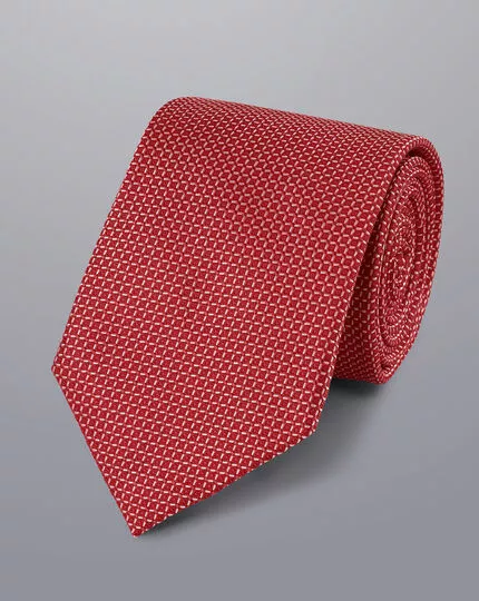 CHARLES TYRWHITT Stain Resistant Silk Tie - R 3 CHARLES TYRWHITT Stain Resistant Silk Tie - R