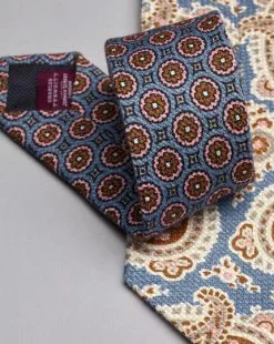 CHARLES TYRWHITT Texture Wool Jacket - Denim B -Charles Tyrwhitt Shop TIL0646CFW TRIM