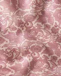 CHARLES TYRWHITT Paisley Silk Pocket Square - Light Pink -Charles Tyrwhitt Shop TIP0279LPK DETAIL