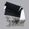 CHARLES TYRWHITT Reversible Silk Scarf - Black 1 CHARLES TYRWHITT Reversible Silk Scarf - Black -Charles Tyrwhitt Shop TIV0002BLK MAIN