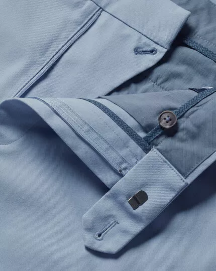 CHARLES TYRWHITT Ultimate Non-Iron Chinos - Cornflower B 7 CHARLES TYRWHITT Ultimate Non-Iron Chinos - Cornflower B - Image 5