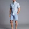 CHARLES TYRWHITT Cotton Shorts - Cornflower B