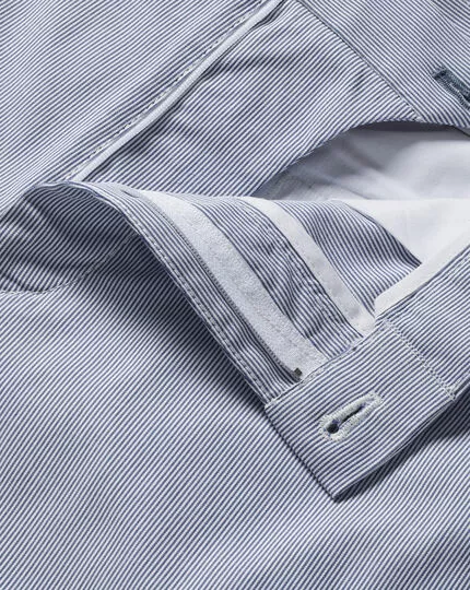 CHARLES TYRWHITT Stripe Shorts - Royal B 7 CHARLES TYRWHITT Stripe Shorts - Royal B - Image 5