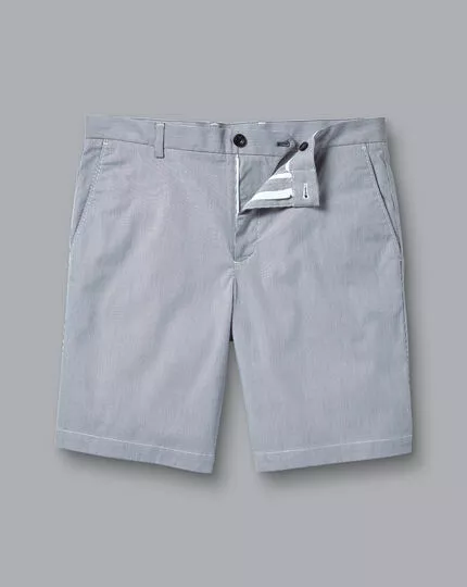 CHARLES TYRWHITT Stripe Shorts - Royal B 4 CHARLES TYRWHITT Stripe Shorts - Royal B - Image 2