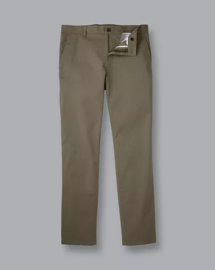 CHARLES TYRWHITT Lightweight Pants - Sage Green 4 CHARLES TYRWHITT Lightweight Pants - Sage Green - Image 2