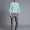 CHARLES TYRWHITT Lightweight Pants - Grey 1 CHARLES TYRWHITT Lightweight Pants - Grey -Charles Tyrwhitt Shop TRT0427GRY MODEL FULL FRONT